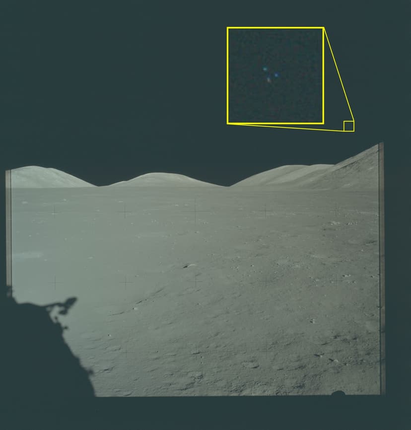 NASA-UAP-VM6 — Apollo 17 three dots in triangular formation